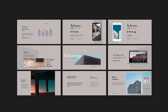 Growup - Architecture Design Keynote in Keynote Templates - product preview 9