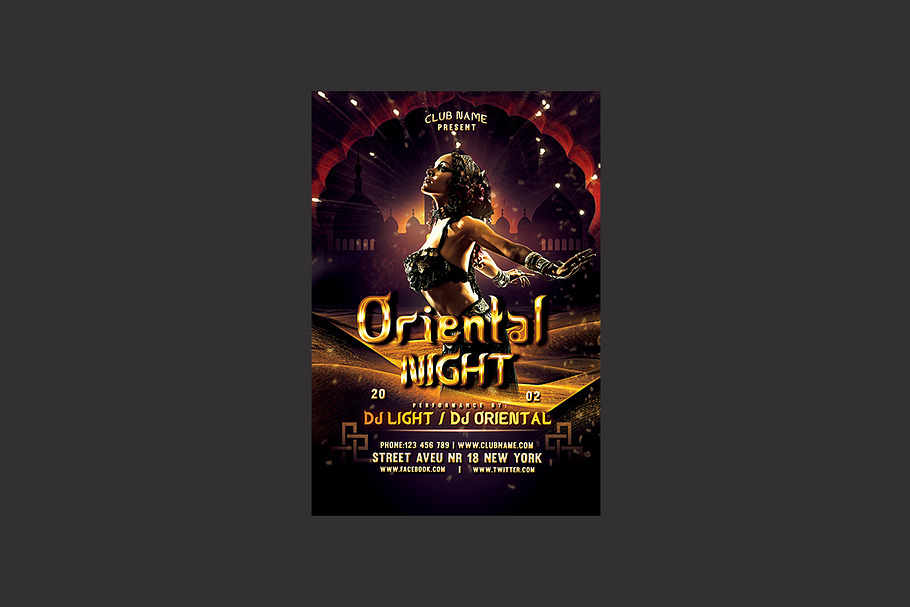 Oriental Night Flyer in Flyer Templates - product preview 8