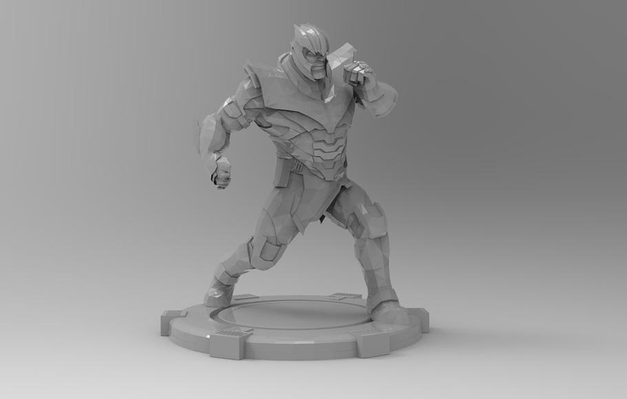 Thanos fight pose in Fantasy - product preview 1