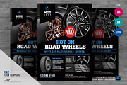 Tire Supply Shop Flyer Design