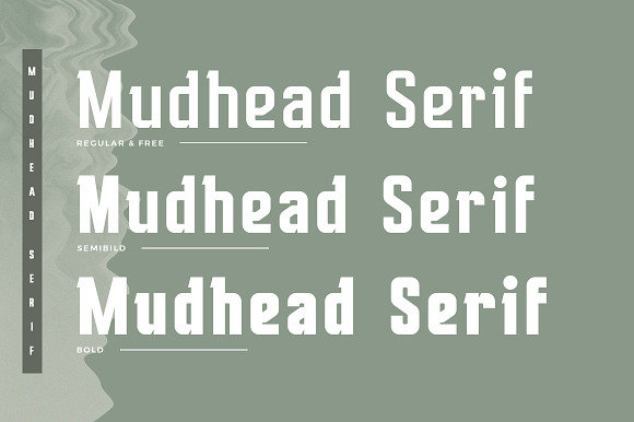 Mudhead Family | Sports Display Font in Slab Serif Fonts - product preview 1