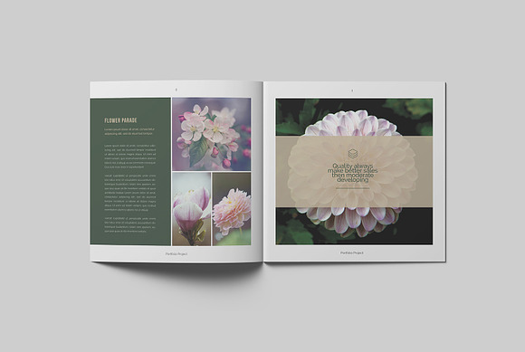 Square Natural portfolio in Magazine Templates - product preview 3