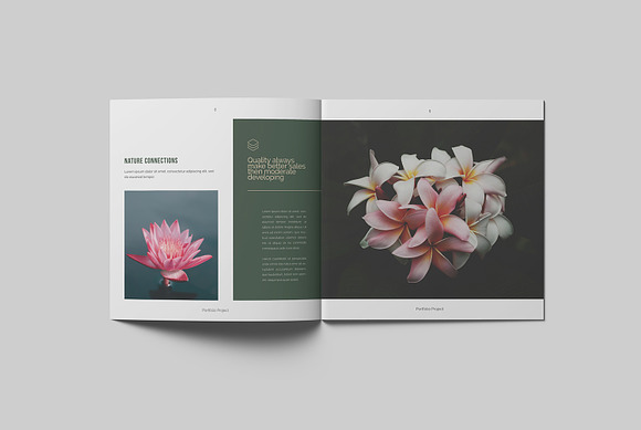 Square Natural portfolio in Magazine Templates - product preview 4