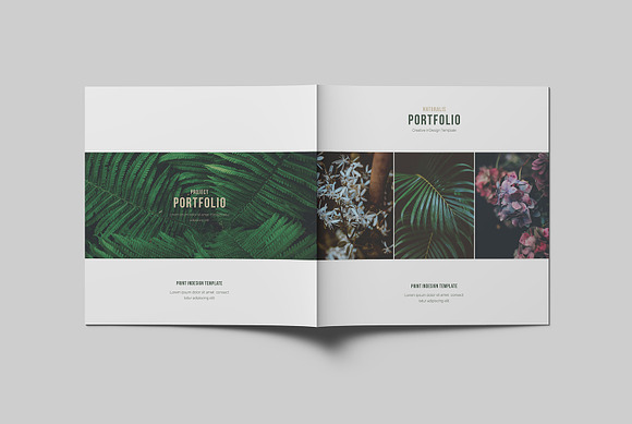 Square Natural portfolio in Magazine Templates - product preview 10
