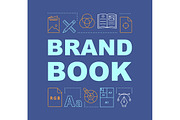 Brand book word concepts banner