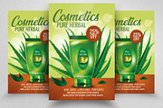 Aloe Vera Natural Cosmetics Flyer
