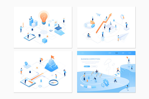 Isometric Illustration Kit in UI Kits and Libraries - product preview 6