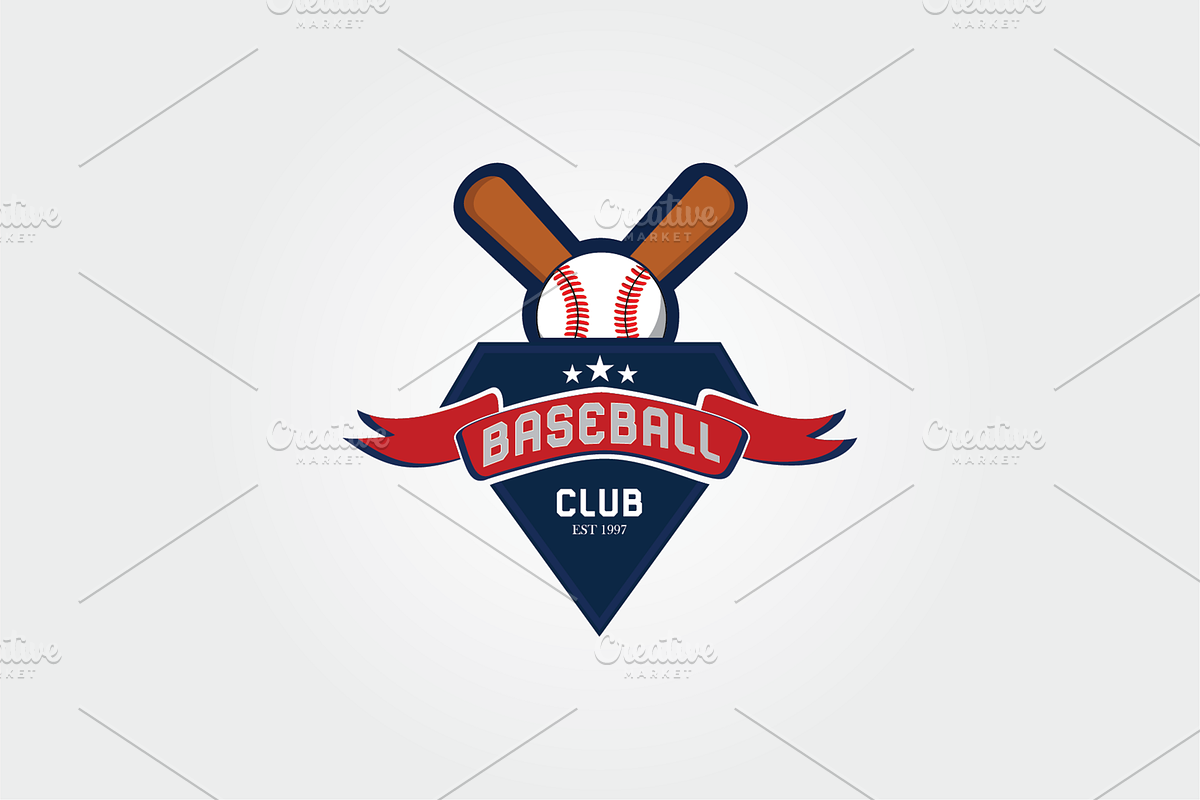 Baseball Logo Template in Logo Templates - product preview 8