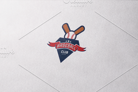 Baseball Logo Template in Logo Templates - product preview 1