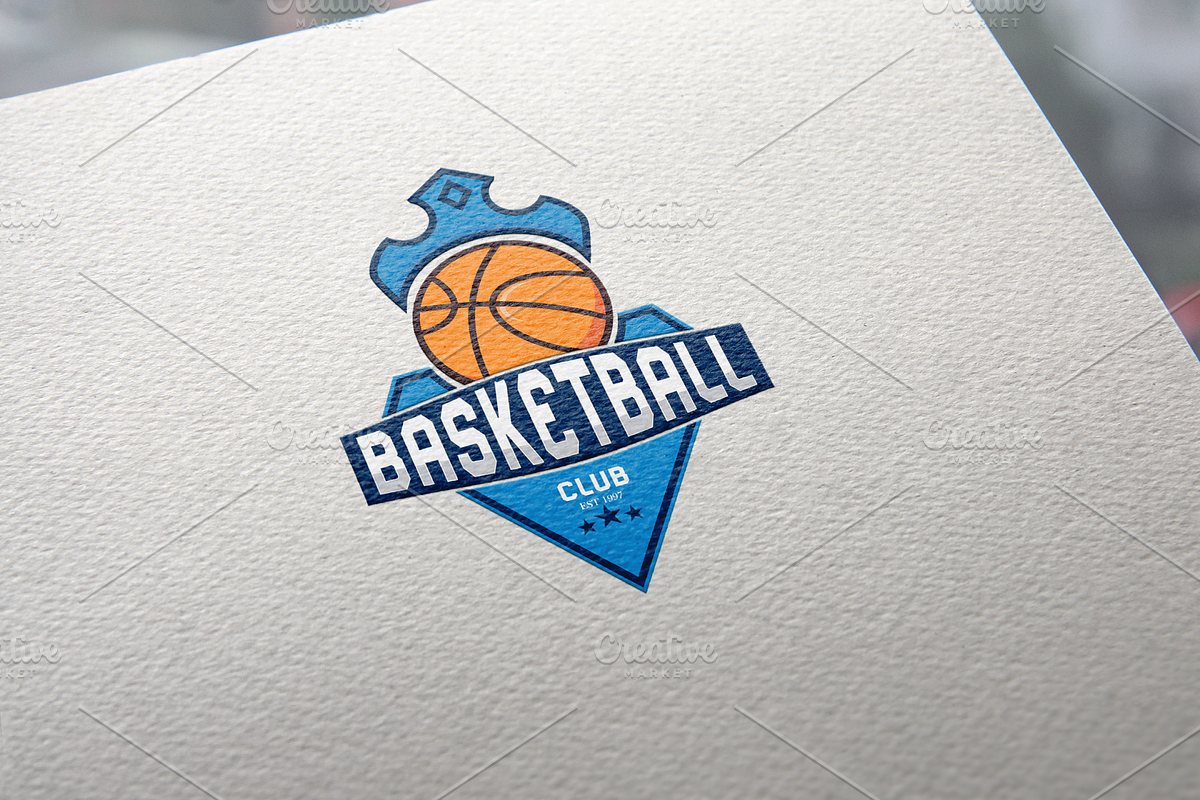 Basketball Logo Template in Logo Templates - product preview 8