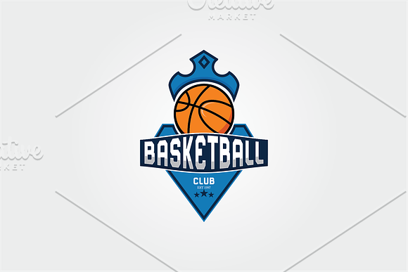Basketball Logo Template in Logo Templates - product preview 1
