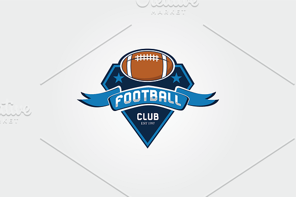Football Logo Template in Logo Templates - product preview 1