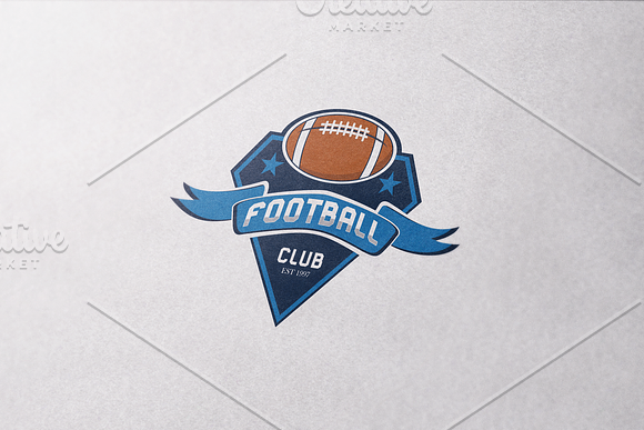 Football Logo Template in Logo Templates - product preview 2