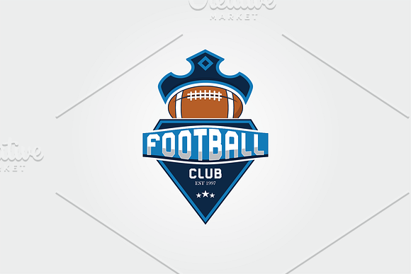 Football Logo Template in Logo Templates - product preview 1