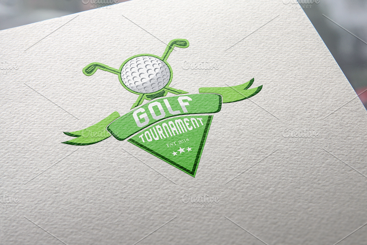 Golf Logo Template 1 in Logo Templates - product preview 8