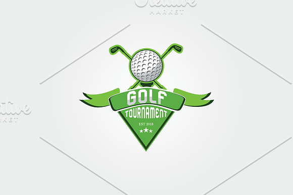 Golf Logo Template 1 in Logo Templates - product preview 2