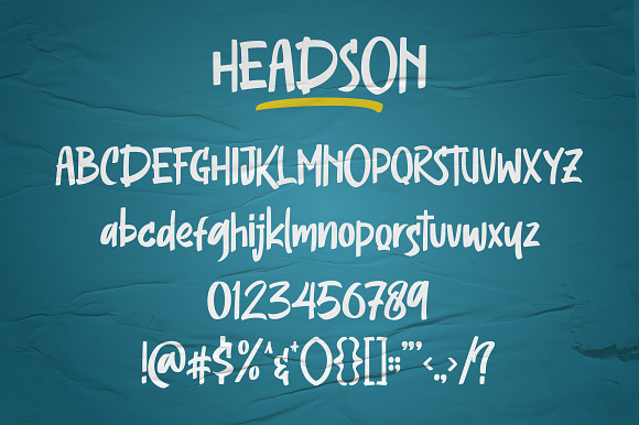 Headson - Display Font in Display Fonts - product preview 7
