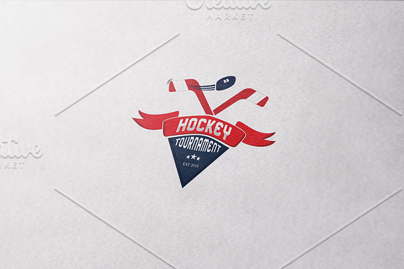 Hockey Logo Template in Logo Templates - product preview 2