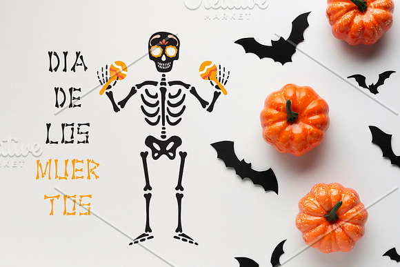 Skeleton Font and Graphics Pack in Display Fonts - product preview 10