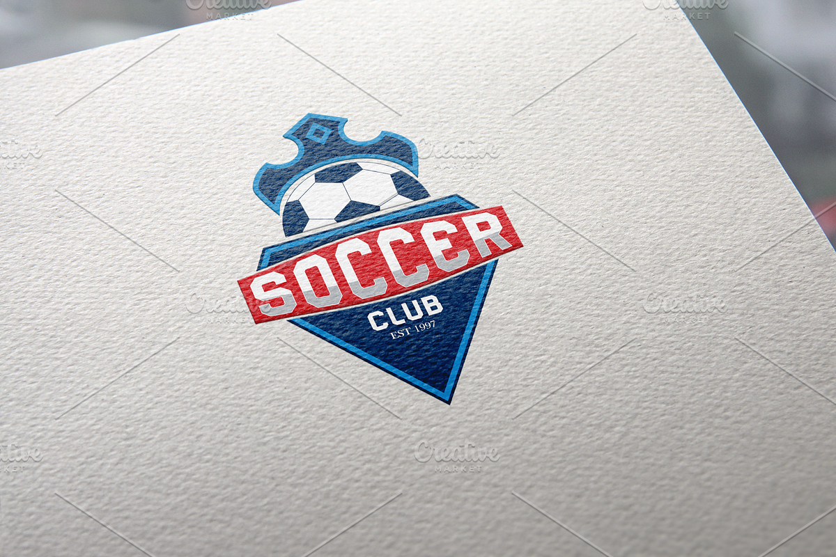 Soccer Logo Template in Logo Templates - product preview 8