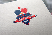 Table Tennis Logo Template