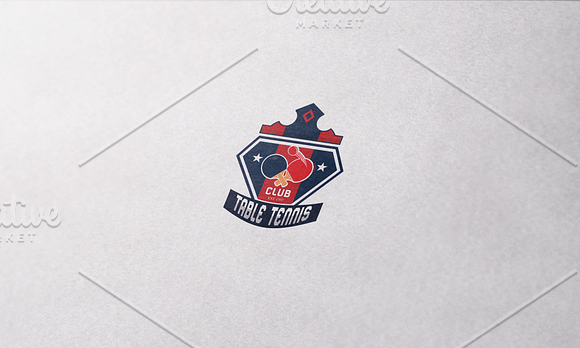 Table Tennis Logo Template in Logo Templates - product preview 2