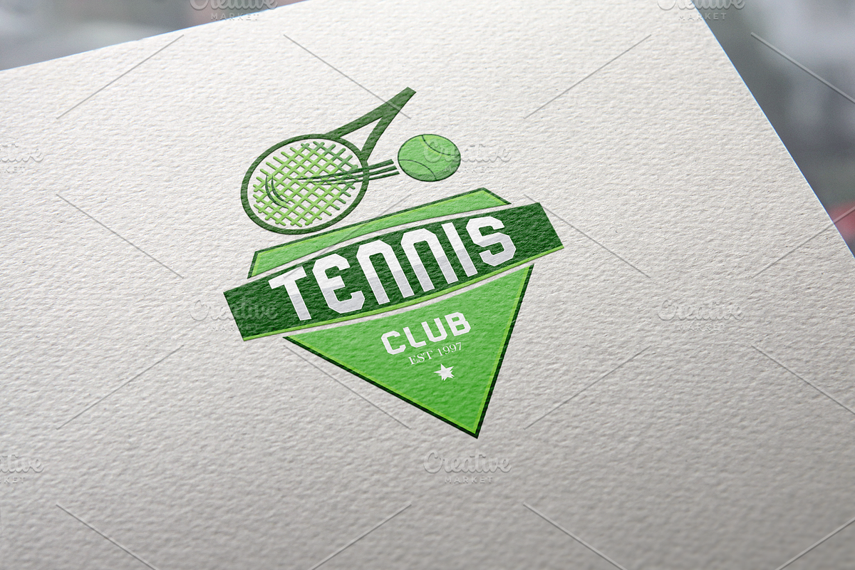 Tennis Logo Template in Logo Templates - product preview 8