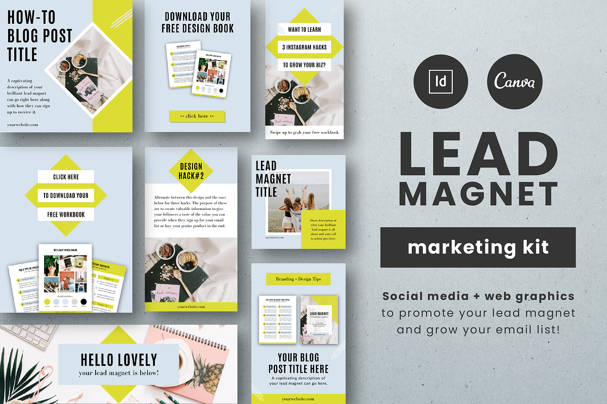 Lead Magnet Marketing Kit in Social Media Templates - product preview 8