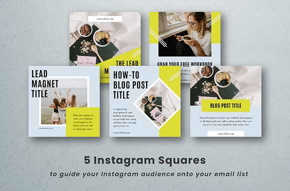 Lead Magnet Marketing Kit in Social Media Templates - product preview 4