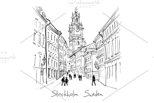 Church Storkyrkan in Stockholm
