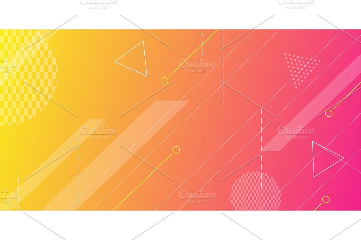 Gradient vector geometric in Illustrations - product preview 8