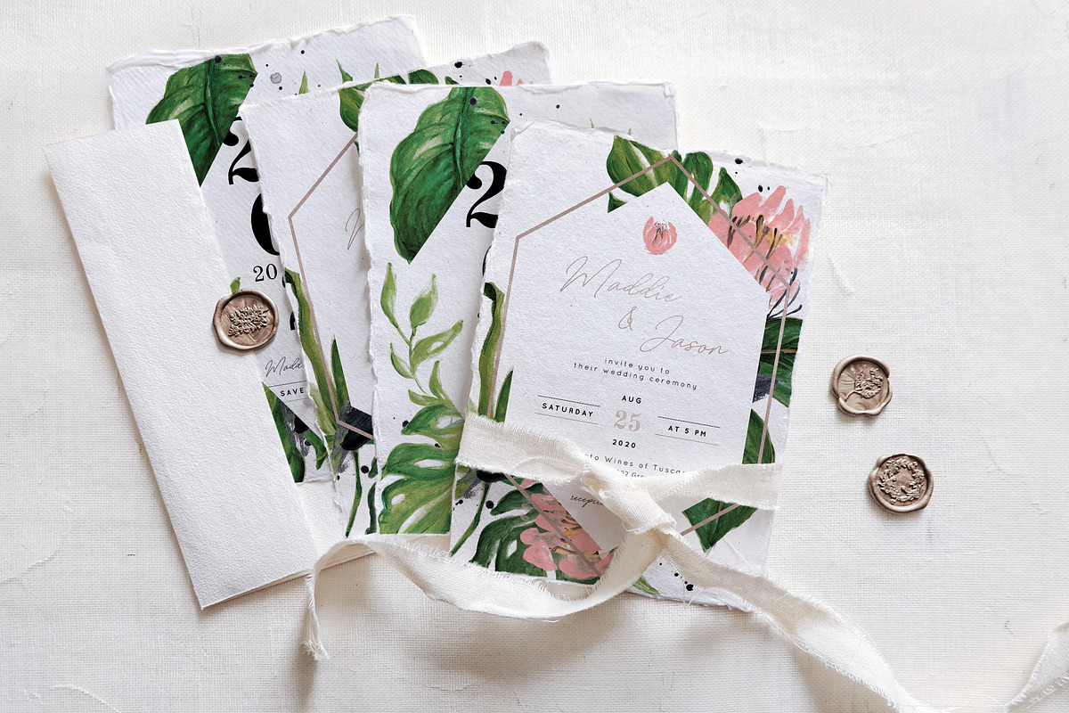 Urban Jungle Wedding Suite in Wedding Templates - product preview 8