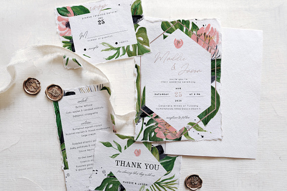 Urban Jungle Wedding Suite in Wedding Templates - product preview 1