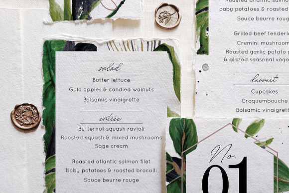 Urban Jungle Wedding Suite in Wedding Templates - product preview 4