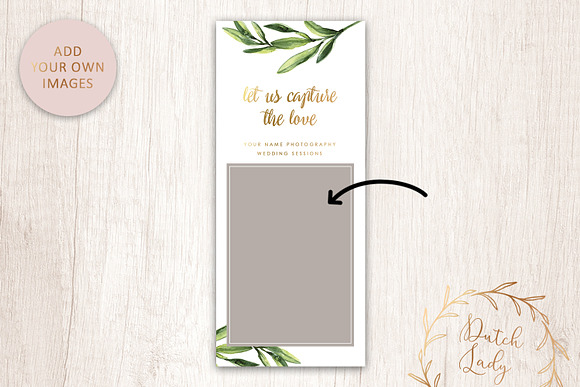 PSD Photo Rack Card Template #9 in Flyer Templates - product preview 2