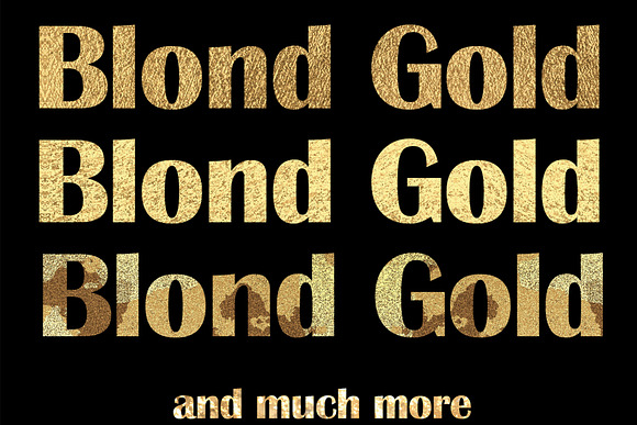 Gold Foil Layer Styles Photoshop in Add-Ons - product preview 6