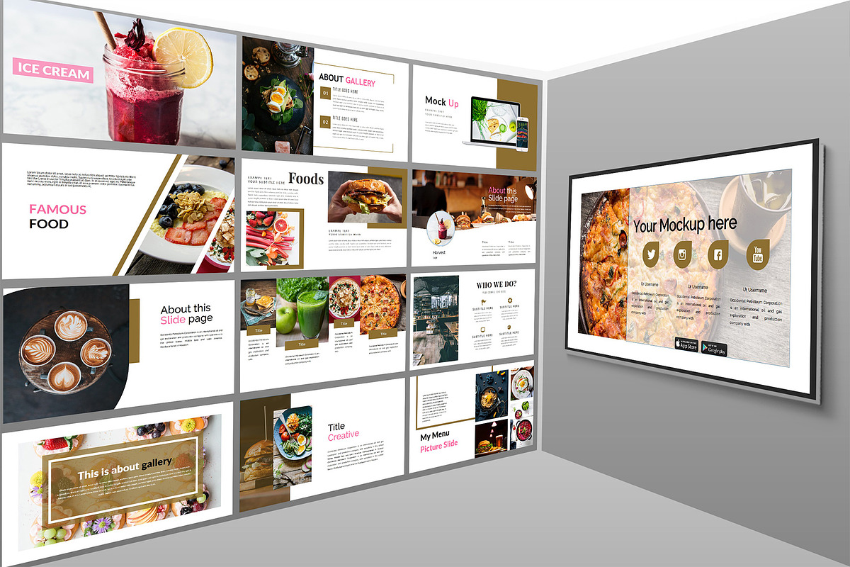 Delicious Food Keynote Template in Keynote Templates - product preview 8