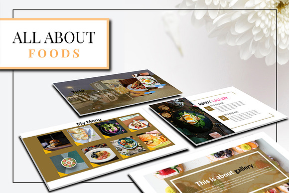 Delicious Food Keynote Template in Keynote Templates - product preview 2