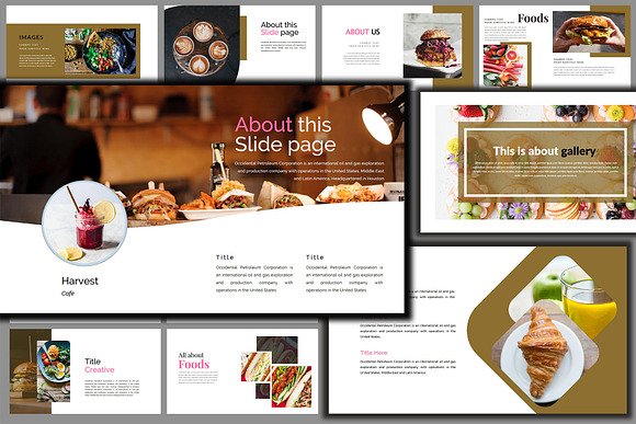 Delicious Food Keynote Template in Keynote Templates - product preview 3
