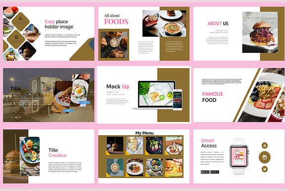 Delicious Food Keynote Template in Keynote Templates - product preview 5