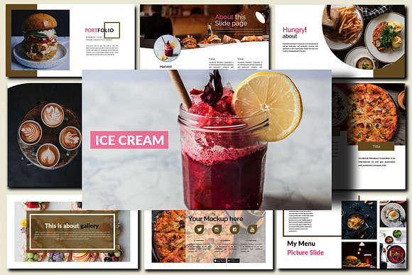Delicious Food Keynote Template in Keynote Templates - product preview 6