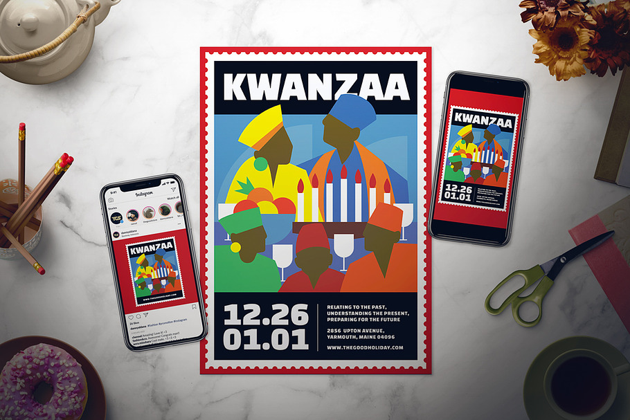 Kwanzaa Flyer Set in Flyer Templates - product preview 8
