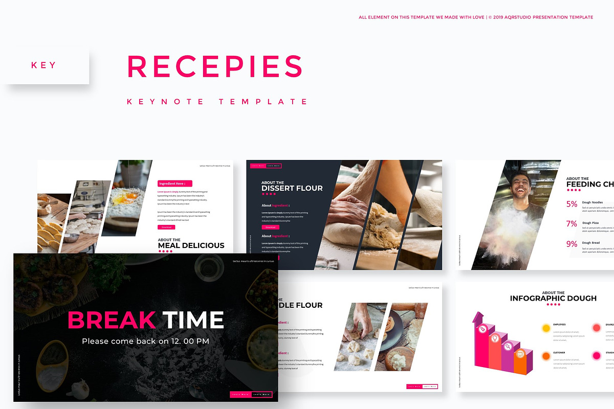 Recepies - Keynote Template in Keynote Templates - product preview 8