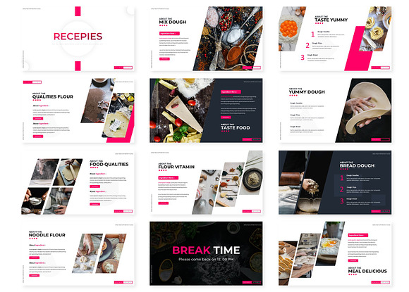 Recepies - Keynote Template in Keynote Templates - product preview 1