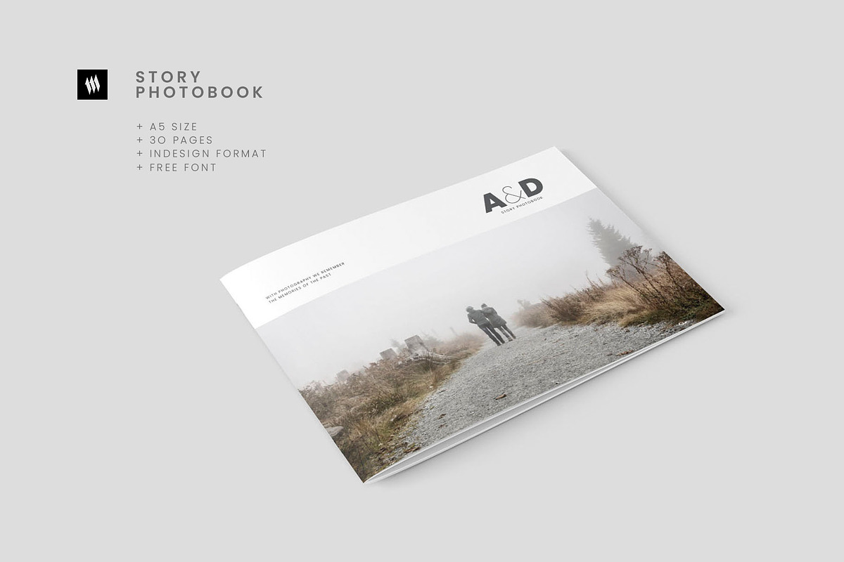 A5 Story Photobook in Brochure Templates - product preview 8