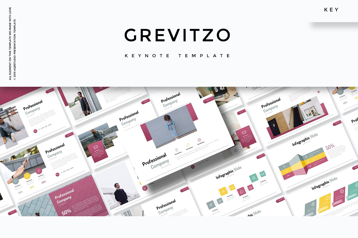 Grevitzo - Keynote Template in Keynote Templates - product preview 8