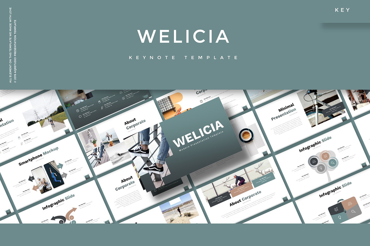 Welicia - Keynote Template in Keynote Templates - product preview 8