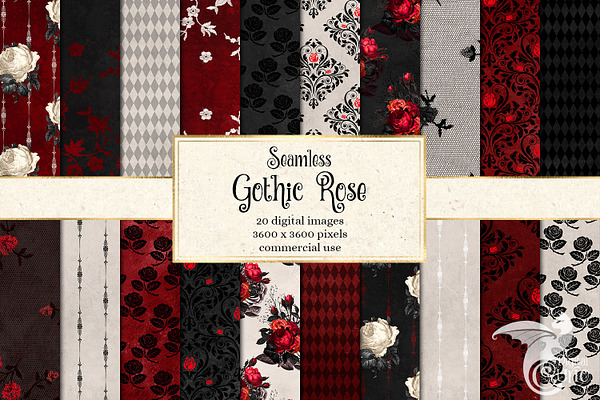 Gothic Rose Backgrounds