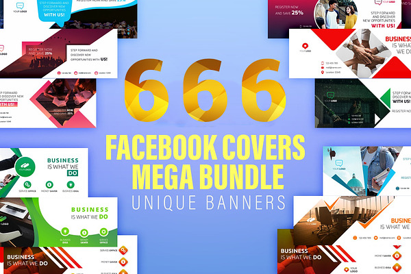 666 Facebook Covers Templates