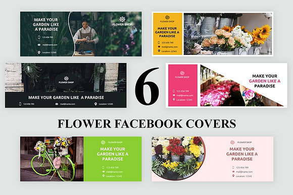 666 Facebook Covers Templates in Facebook Templates - product preview 55